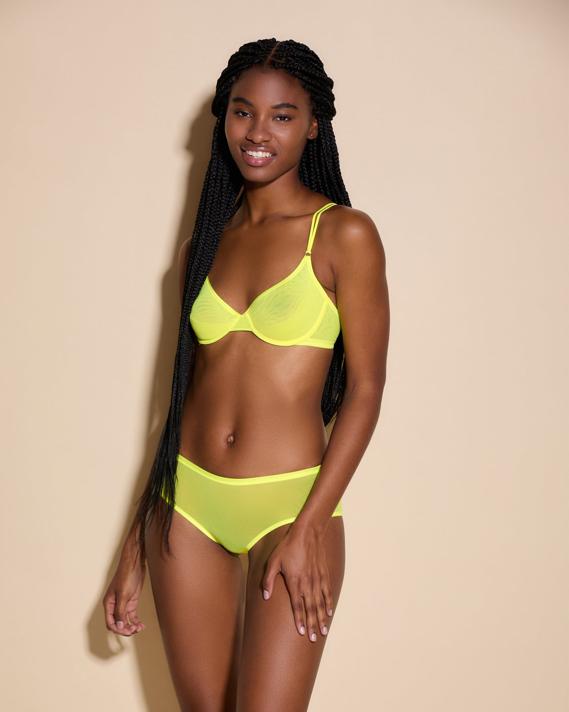 Yellow Boyleg - Soire Confidence Boyshort