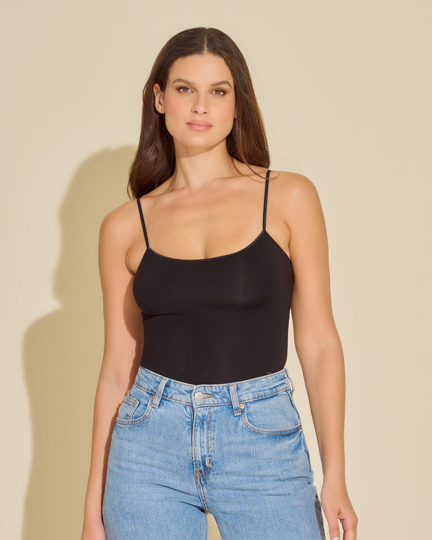 Black Camisole - Talco Long Camisole