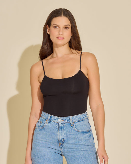 Black Camisole - Talco Long Camisole