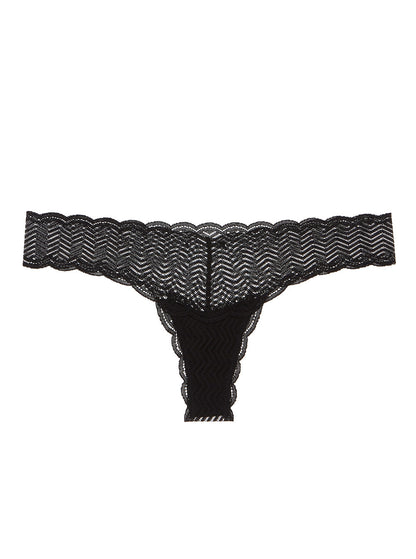 Black Thong - Sweet Treats Sweet Treats Geo Thong