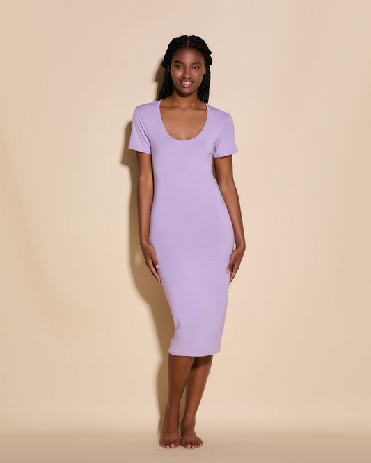 Purple Dress - Viaggi Scoop Dress