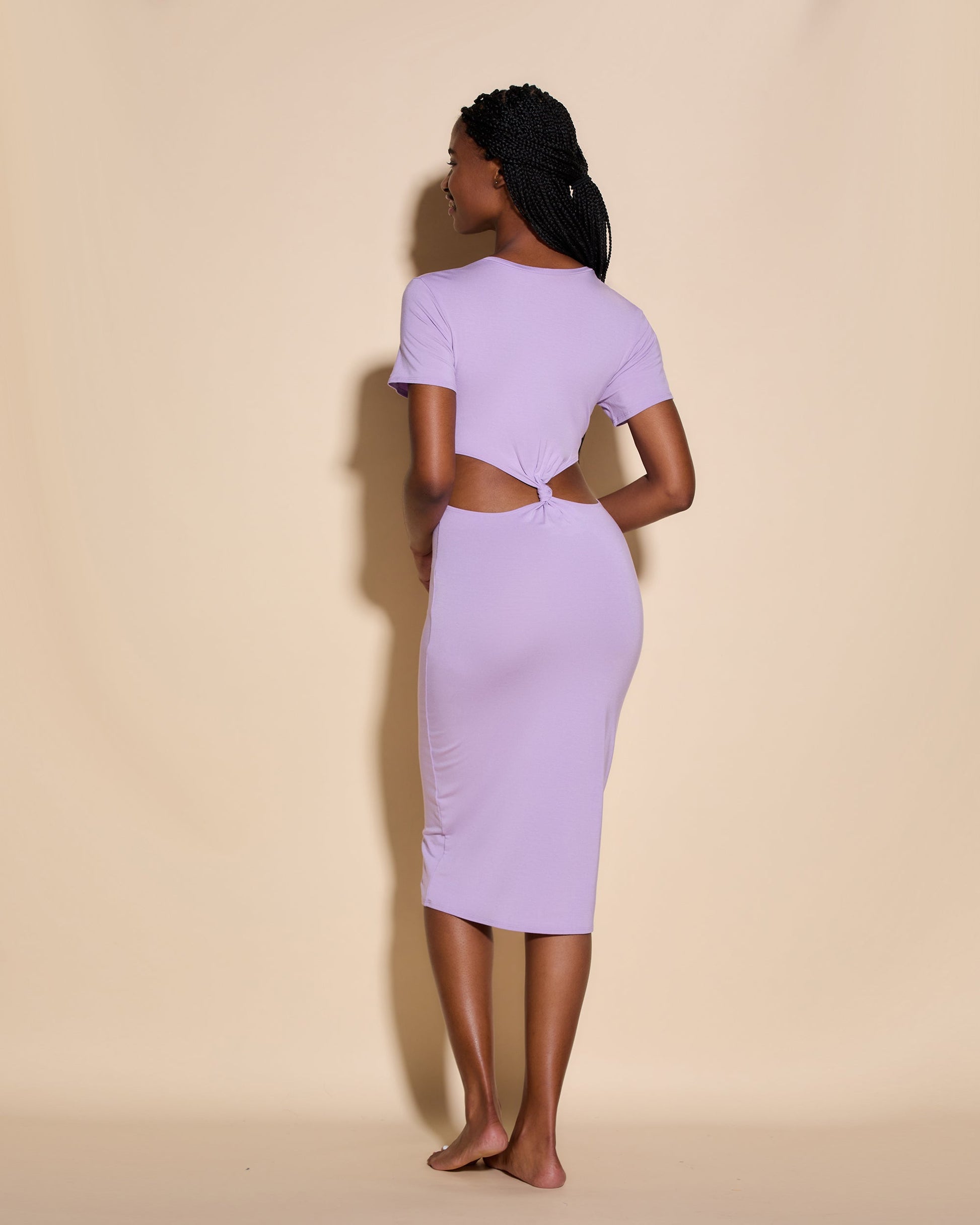 Purple Dress - Viaggi Scoop Dress