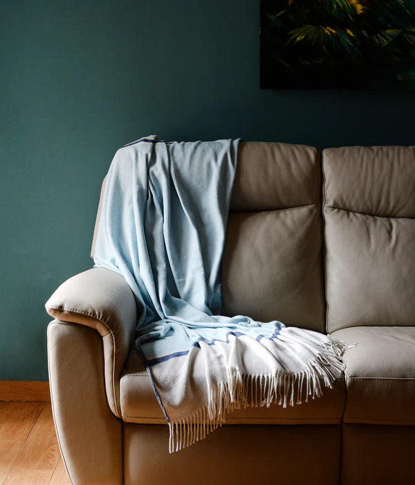 Cromia Blanket Azzurro Velato