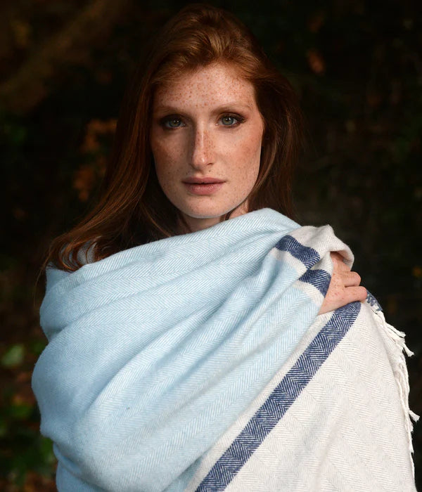 Cromia Blanket Azzurro Velato