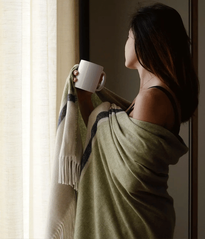 Cromia Blanket Azzurro Velato